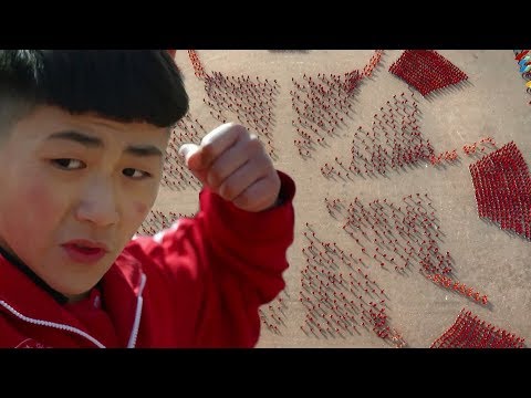 Shaoling Kung Fu Training: Spectacular Display Caught From Satellite | Earth From Space | BBC Earth