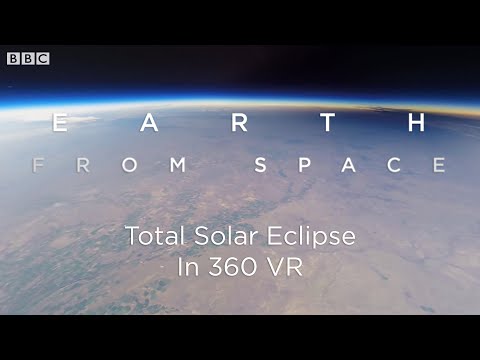 Total Solar Eclipse: 360 VR Video | Earth From Space | BBC Earth
