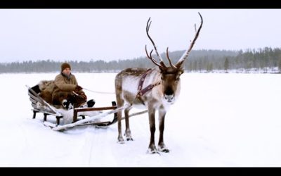 TV Presenter’s First Sleigh Ride! | Reindeer Family and Me | BBC Earth