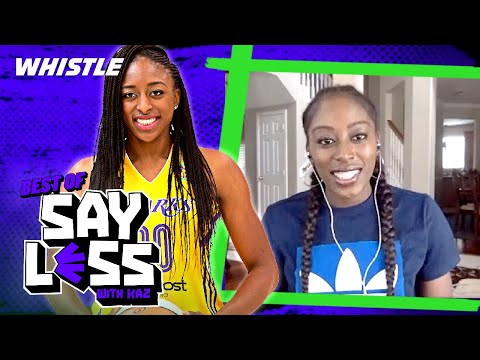 How This WNBA Star Got Her Start Interviewing MASCOTS ? | Say Less With Kaz