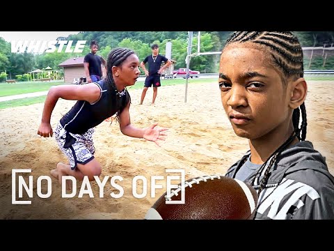 12-Year-Old TOUGHEST Young Football Prodigy! ?