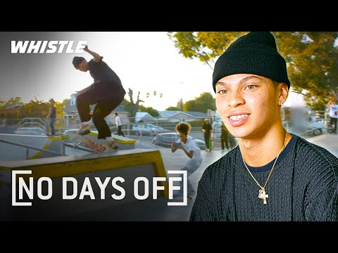 19-Year-Old INSANE Skateboarder Practices 12 HOURS A Day! ?