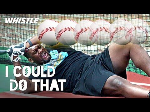 NFL Player vs. 250 MPH FASTBALL ? | ft. Spice Adams & Stanley Anderson