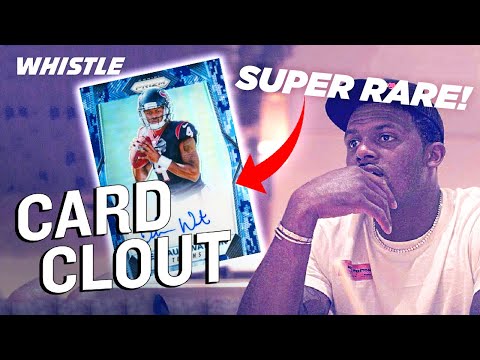 NFL QB Deshaun Watson Reacts To His Most VALUABLE Rookie Cards! ?
