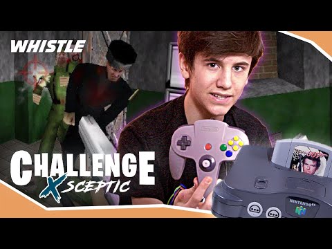 PRO Fortnite Player Vs. N64 GOLDENEYE! | Sceptic Challenge