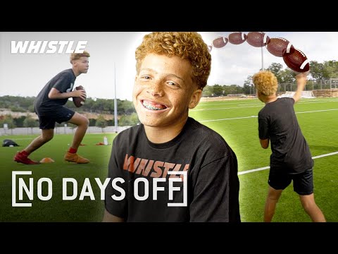 13-Year-Old DUAL THREAT Quarterback Wants To Play In The NFL! ?