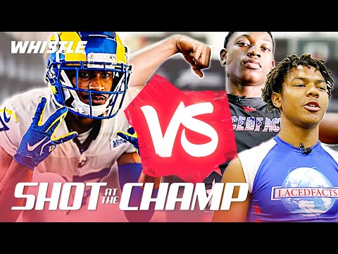 NFL WR vs. 13-Year-Old Football STARS ? | feat. LA Rams Robert Woods