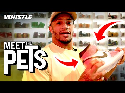 NFL’s Biggest Sneakerhead Shows Off His CRAZY Collection & AWESOME Dog! 🔥