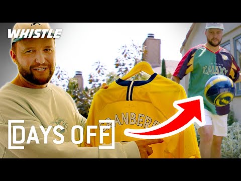 Quinn XCII Shows Off His AWESOME Jersey Collection & Love For Soccer!