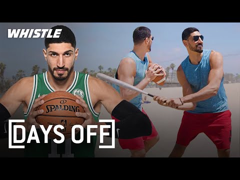 Celtics Enes Kanter Tries New Sports For The FIRST Time! 😂