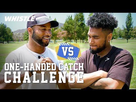 Dockery Vs. Pro WR Golden Tate! 👀 | INSANE One Handed Catch Challenge!