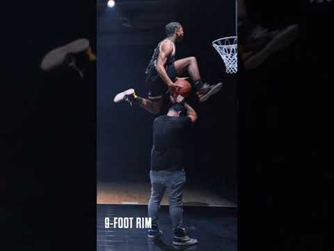 Best Dunk At 9 Feet? 👀 #shorts