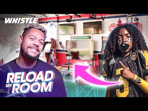 14-Year-Old QB Prodigy SURPRISED With INSANE Football Gaming & Workout Room!