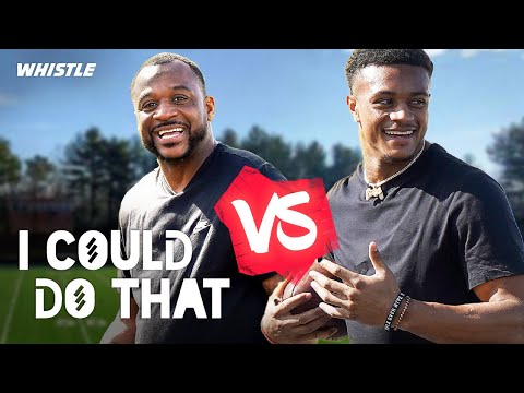 Patrick Surtain II vs. His DAD In A Cornerback CHALLENGE 👀