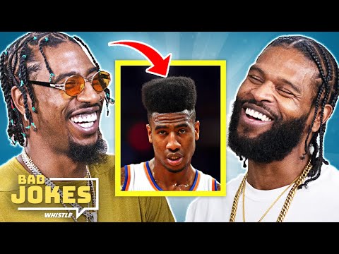 Iman Shumpert Tries Not To Laugh At BAD Jokes! 😂