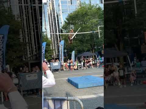 Highest ever pogo stick jump!! 🤭 #shorts