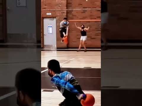 Best dodgeball play ever?! 🔥 #shorts