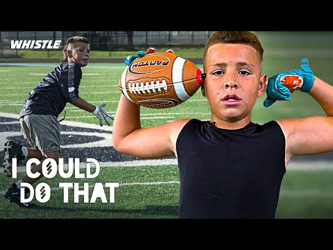 9-Year-Old BEAST Baby Gronk DOMINATES NFL Drills! 🔥