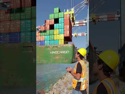 What happens when you play Cargo Tetris at work? #shorts#magic#zachking