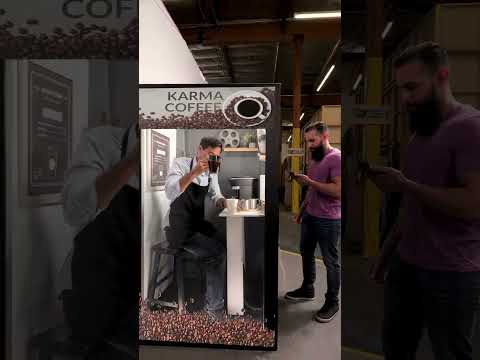 The secret behind coffee vending machine… #shorts#magic#zachking