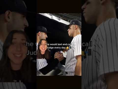 Aaron Judge stayed with the Yankees because of a dog?! 😮 #shorts #yankees