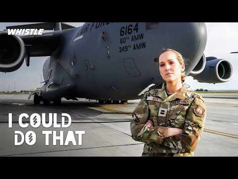 Golf SUPERSTAR Rachel Heck Tries INTENSE US Air Force Training!  💪