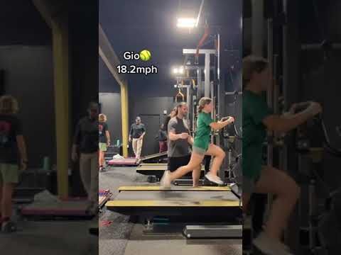 She can run 18mph on a treadmill! 🤯