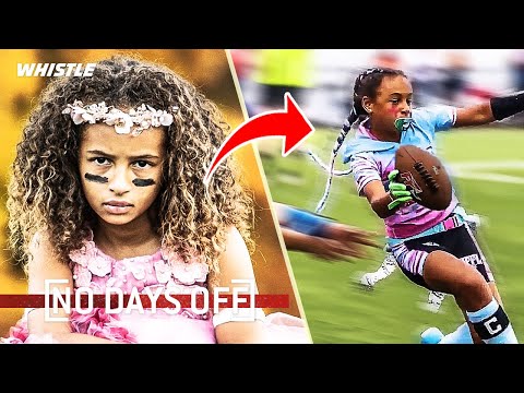 10-Year-Old FASTEST Female Football Prodigy 🔥