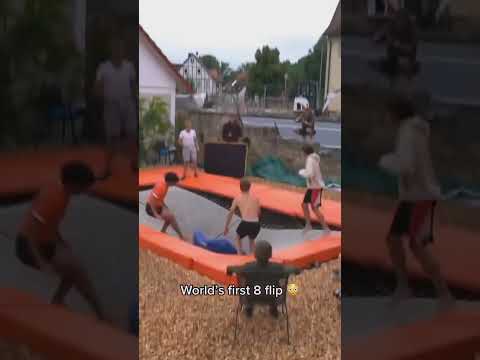 World’s first EVER 8 flip!? 🤯