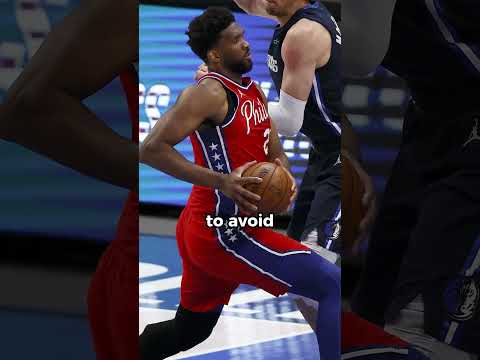 Joel Embiid is flopping on purpose!? 😳