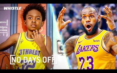 9-Year-Old Hooper Grabbed LEBRON’s Attention! 🤯