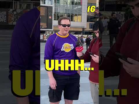 Only REAL Lakers fans know the answers 🏀