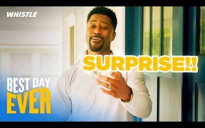 Nate Burleson SURPRISES Fans With The BEST Day Ever! 🙌