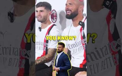 Christian Pulisic & Oliver Giroud spill the tea on their A.C. Milan teammates 😂