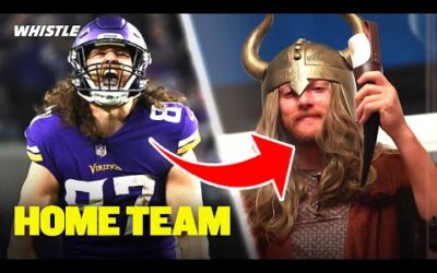 NFL Star TJ Hockenson Reveals Himself As A REAL LIFE Viking!