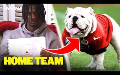 Georgia Football Players Try Drawing A BULLDOG! 😂