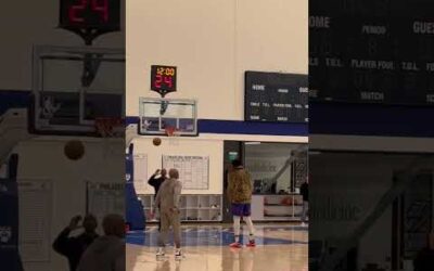 Joel Embiid practiced in a leopard coat after dropping 70 pts 🤣
