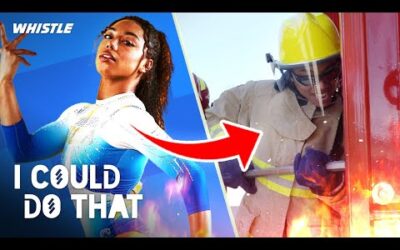 UCLA Gymnast Margzetta Frazier Is An ELITE Firefighter! 🔥