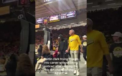 Caitlin Clark Goes UNDERCOVER At Iowa Game 🥷👀