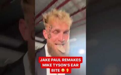 Jake Paul Remade Mike Tyson’s EAR BITE 😭👂