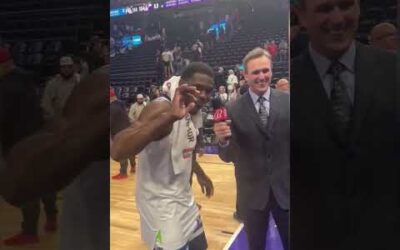 Anthony Edwards REACTS To His MONSTER Dunk 😂🔥