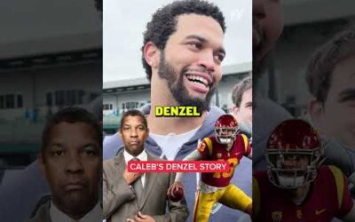 Caleb Williams got to see movie Denzel in real life 🍿🎥