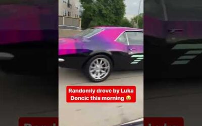 Imagine randomly driving by Luka Doncic on the freeway…😂