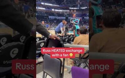Russell Westbrook HEATED With A Heckler 😳