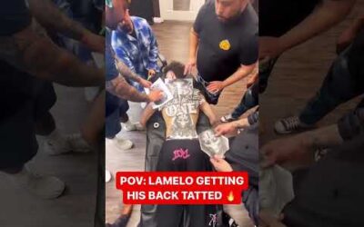 Lamelo Ball’s New Back Tattoo 🤯