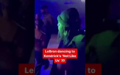 Safe to say LeBron is team Kendrick over Drake? 😂