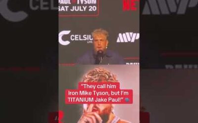 Jake Paul with some FIGHTING WORDS for Mike Tyson! 🗣