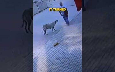 The man gave stray dog a loaf and then this happened #shorts