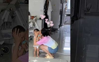 This little boy surprised his mom after doing this #shorts