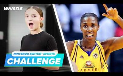 Lisa Leslie vs. Liv Harness 🏀 Nintendo Switch Sports CHALLENGE!